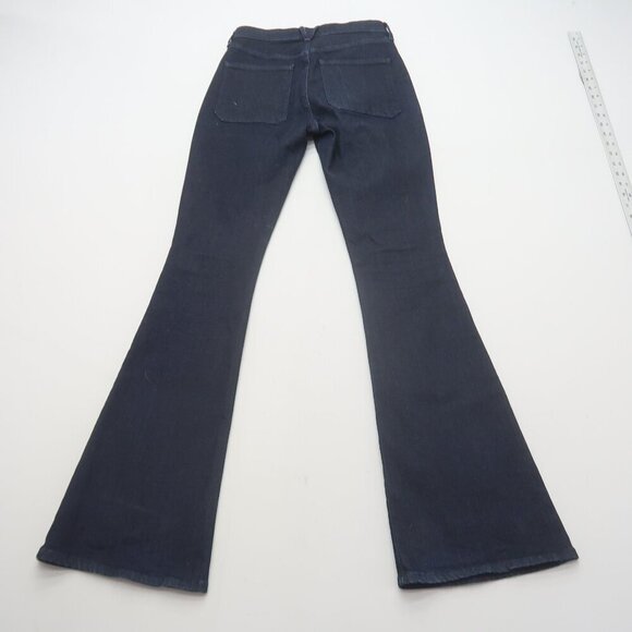 Veronica Beard Florence Flare Jeans with Chains Dark Wash Size 27 - Picture 7 of 15